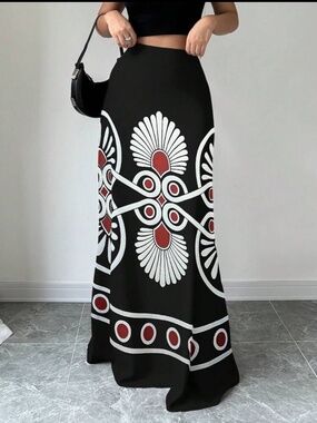 NWOT Black Maxi Skirt